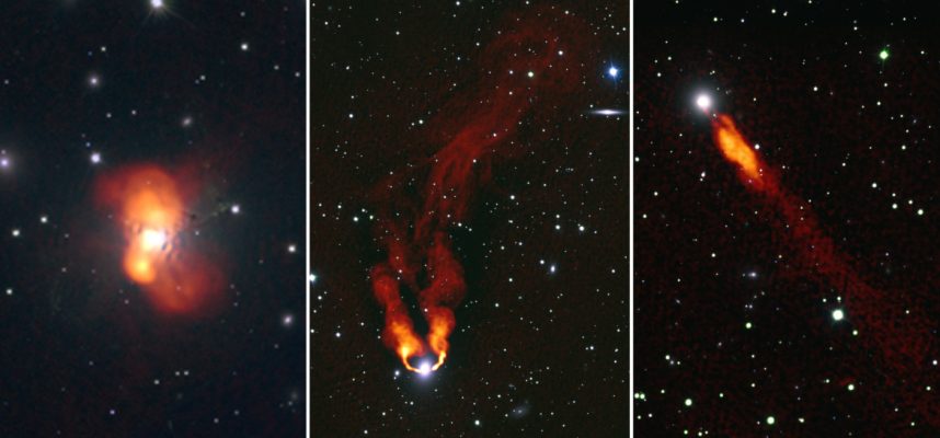 Astronómovia fotografovali galaxie, ktoré vyzerajú ako plamene horiace v tme 