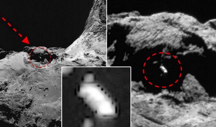 UFO zistené na kométe Churyumov-Gerasimenko