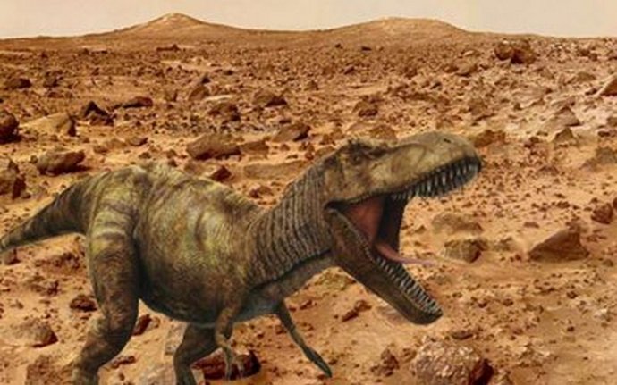 Pyramídy a dinosaurie kosti nájdené na Marse