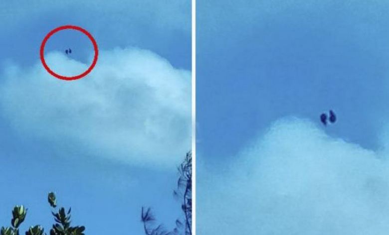 UFO, ktoré sa zrazu rozdvojilo nad ostrovom Maurícius