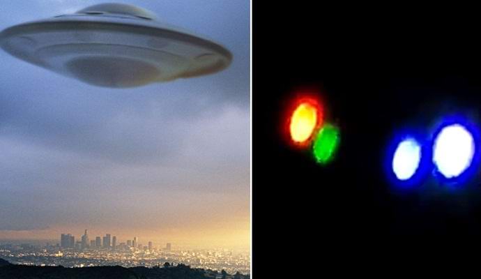 UFO s viacfarebnými svetlami zlomil ženský telefón