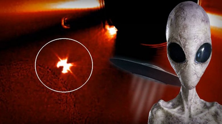 Na vysvetlenie vzhľadu obrovského UFO lietajúceho zo Slnka sa zamestnanci NASA neodvažujú.