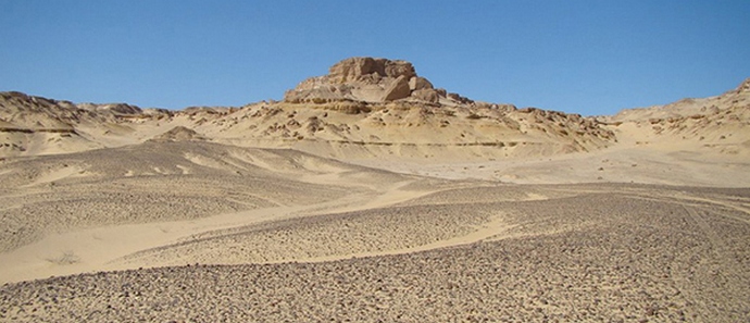 Podivné línie objavené pod pieskom Egypta