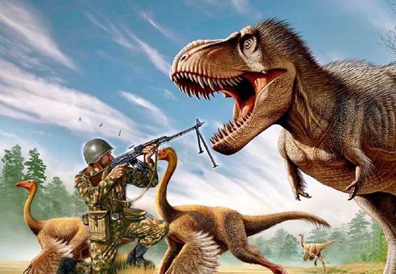 Videli sovietski vojaci dinosaury v Mongolsku?