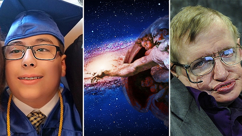 Moderný mladý génius verí, že Stephen Hawking a Einstein sa mýlili: Boh je.