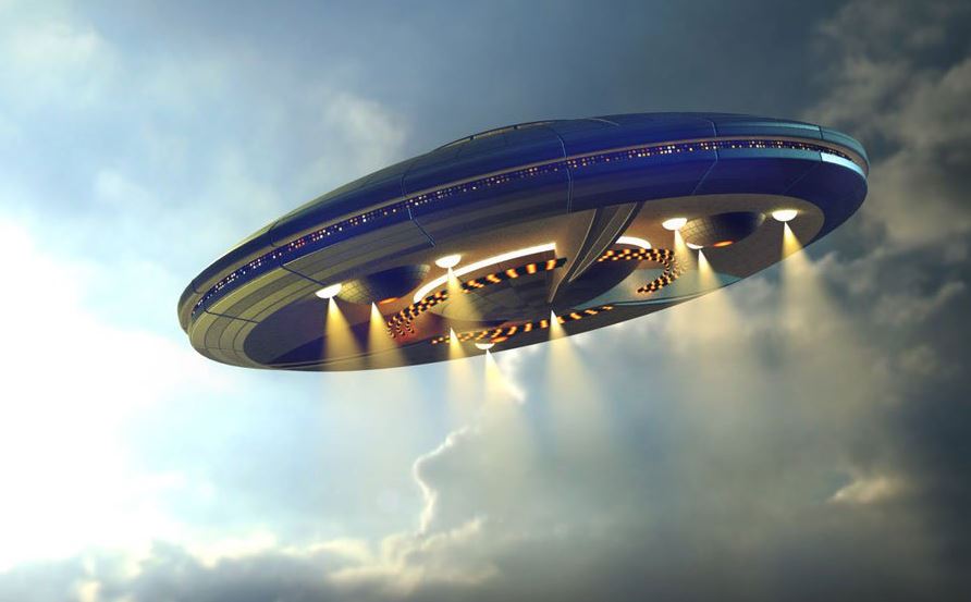 V Kanade bol z okna auta natočený obrovský UFO.