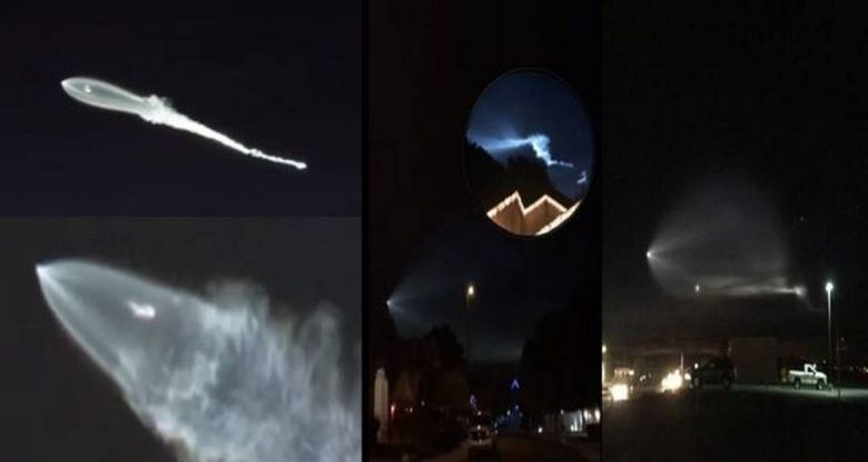 Očití svedkovia mylne spustili raketu SpaceX Falcon 9 na mimozemskú inváziu